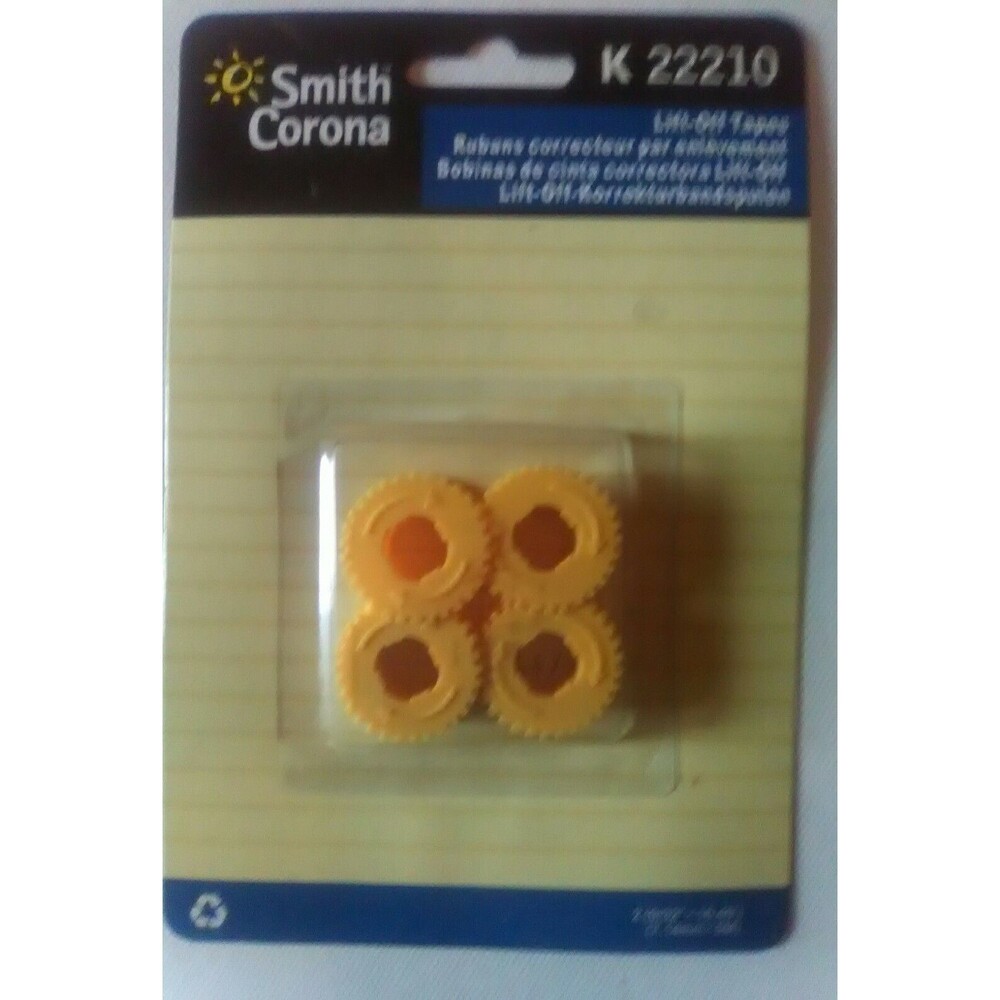 Smith Corona K22210 Lift Off Tapes Package Of 2 For Wordsmith 100 150 200 250